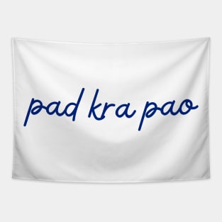 pad kra pao - Thai blue - Flag color Tapestry