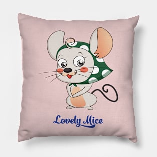 Lovely mice Pillow