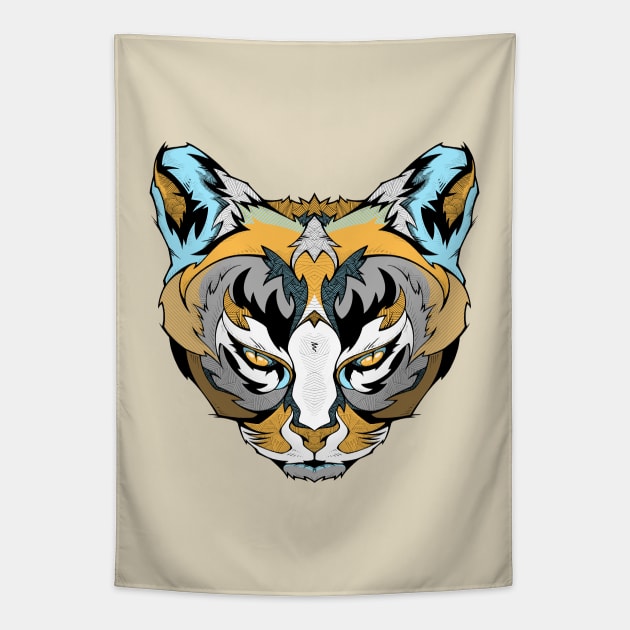 Cougar Tapestry by AndreasPreis