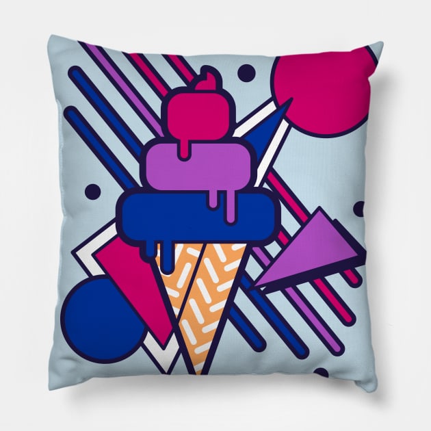 Sweet Pride - Bisexual Pillow by wanderingkotka