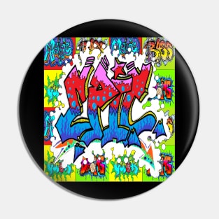 Music Graffiti Cool Art 1 Pin