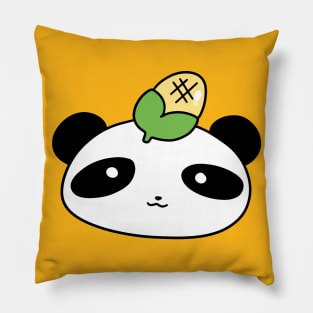 Corn Panda Face Pillow