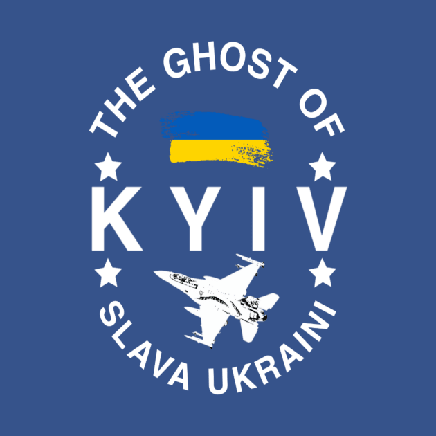 The Ghost Of Kyiv Slava Ukraini by ERRAMSHOP