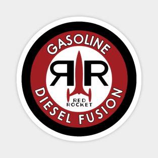 Red Rocket Logo Magnet