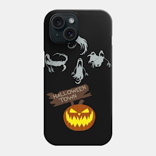 the nightmare before christmas graveyard ghost Phone Case