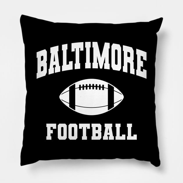 Baltimore Ravens Pillow by Tamie