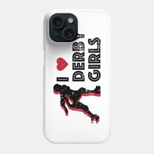 I Love Heart Derby Girls Phone Case