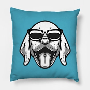 Sunglasses Dog Pillow