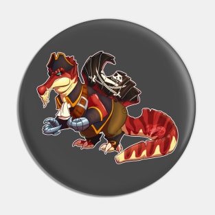 Gustaf the Spino-Pirate Pin