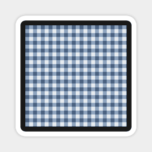 Gingham by Suzy Hager    Bismark Blue Large Gingham Magnet