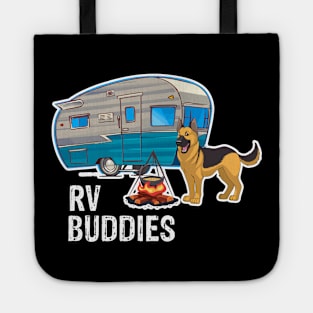 German Shepherd Dog Rv Buddies Pet Lovers Funny Camping Camper Tote