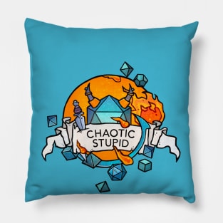 Chaotic Stupid | DnD Alignment is no joke! Pillow