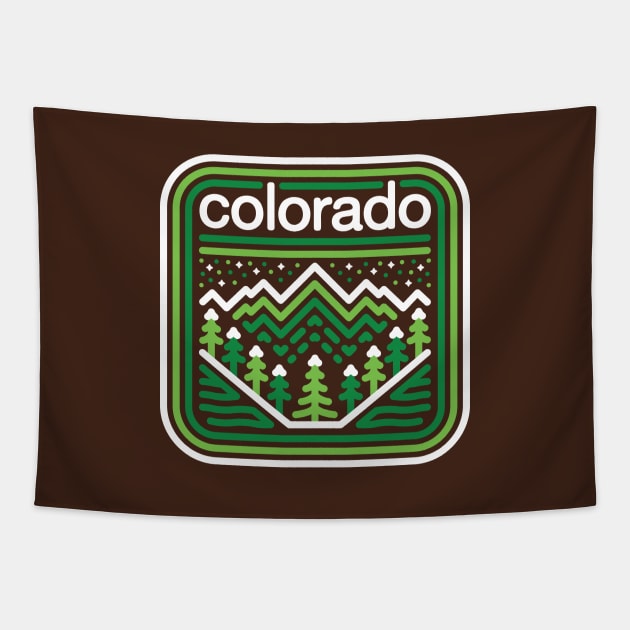 COLORADO - CG STATES #8/50 Tapestry by Chris Gallen