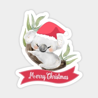 Christmas Koala Magnet