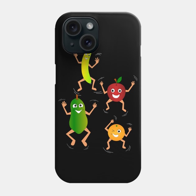 Happy Fruit Phone Case by Simple_Design4U