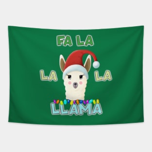 Singing Llama - Deck the Halls Tapestry