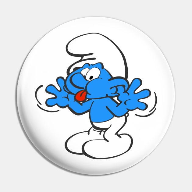 smurf Pin by small alley co