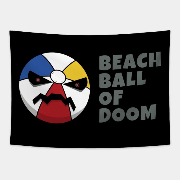 Actual Beach Ball of Doom Tapestry by Phil Tessier