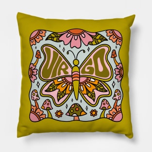 Virgo Butterfly Pillow