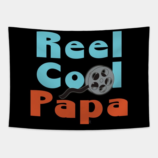 Reel Cool Papa, Real Cool Tapestry by AnnaDreamsArt