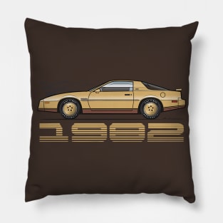 gold 1982 Pillow