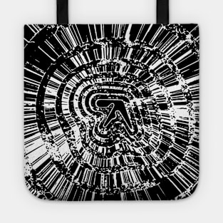 Aphex Twin Collapse EP Album Black Design Tote