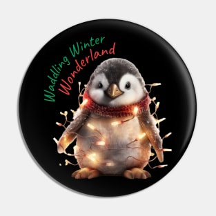 Penguin Waddling Winterland Pin