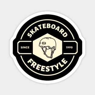 Skate freestyle X CASQUE skate Magnet