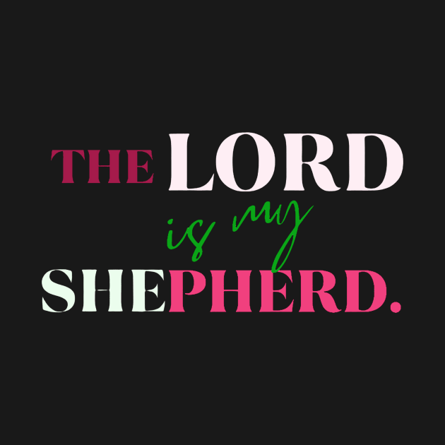 The Lord is my shepherd by HezeShop