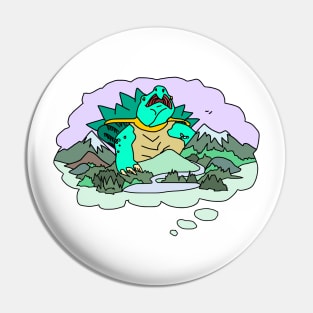 Teal Turtle's Dream Pin