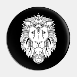 Pattern Lion Pin