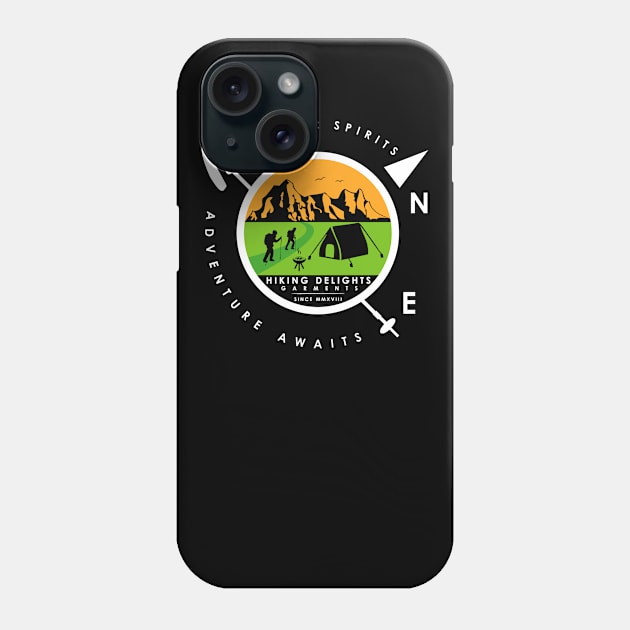 Hiking Delights Phone Case by abbyhikeshop