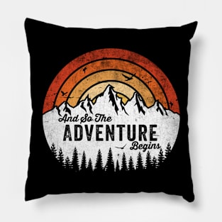 Adventure Family Road Trip Pillow