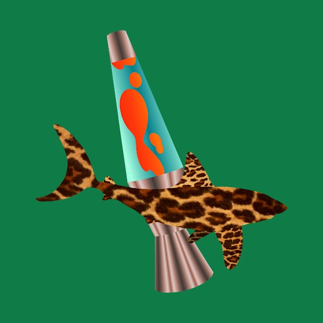 Leopard Shark Lava Lamp by RawSunArt