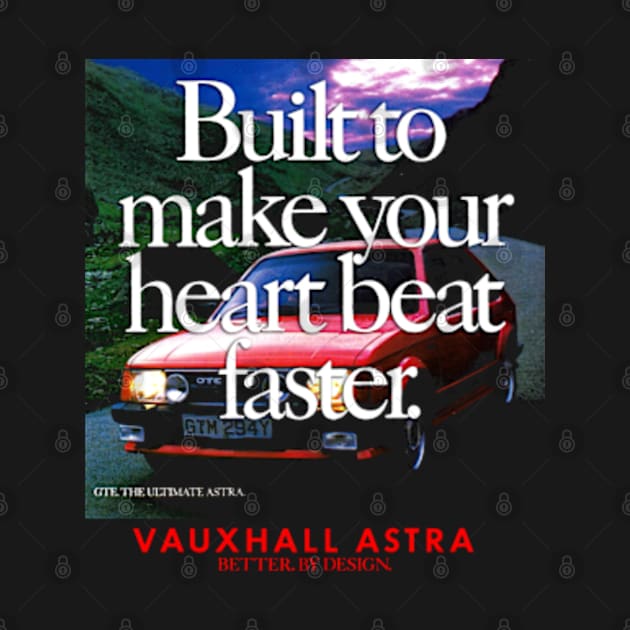 VAUXHALL ASTRA GTE - advert by Throwback Motors