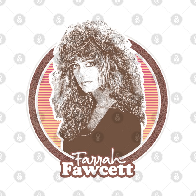 Farrah Fawcett // Retro Fan Art Design by DankFutura