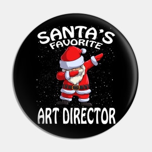 Santas Favorite Art Director Christmas Pin