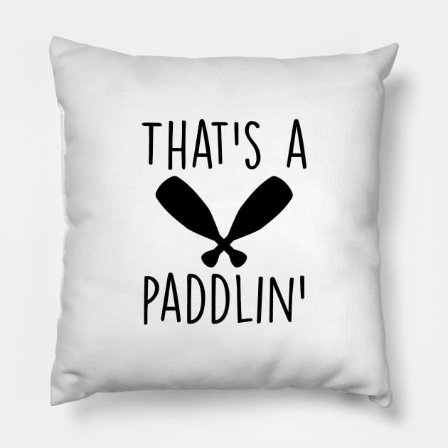 That's a Paddlin' – Jasper Beardley Pillow by fandemonium