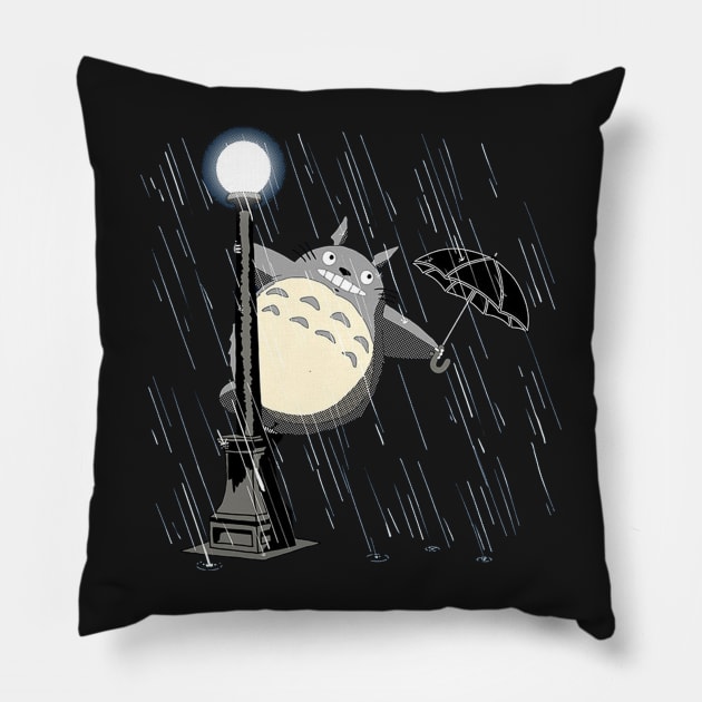 Just Singing in the Rain Pillow by SandiagoMonte