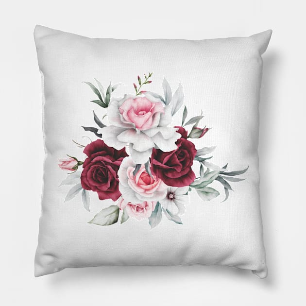 Flowers Pillow by VShop