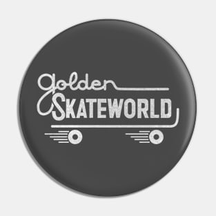 Golden Skateworld Pin