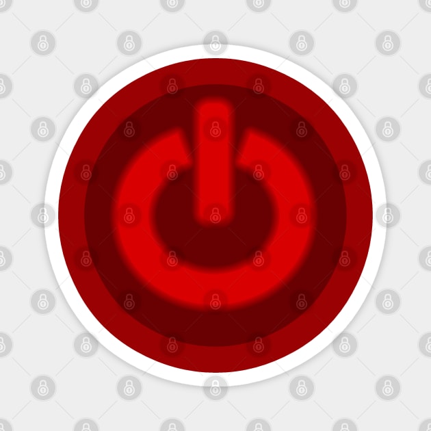 Power Button Magnet by Firestorm Fox