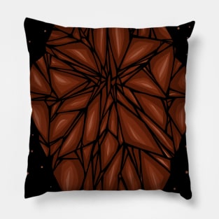 Brown Diamond Pillow