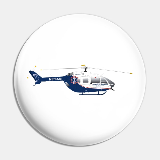LifeNet Helicopter Pin by BassFishin