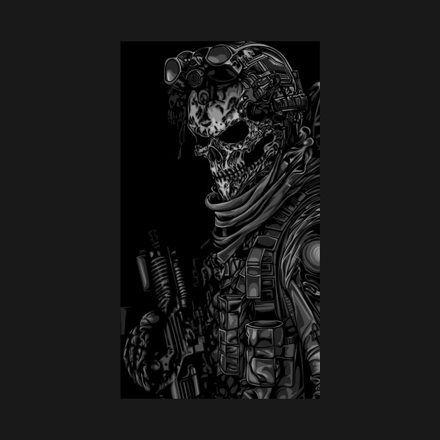 army vector potrait by cryptoartdesign