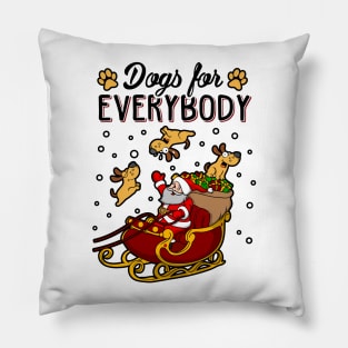 Dog Lover Ugly Christmas Sweater Pillow