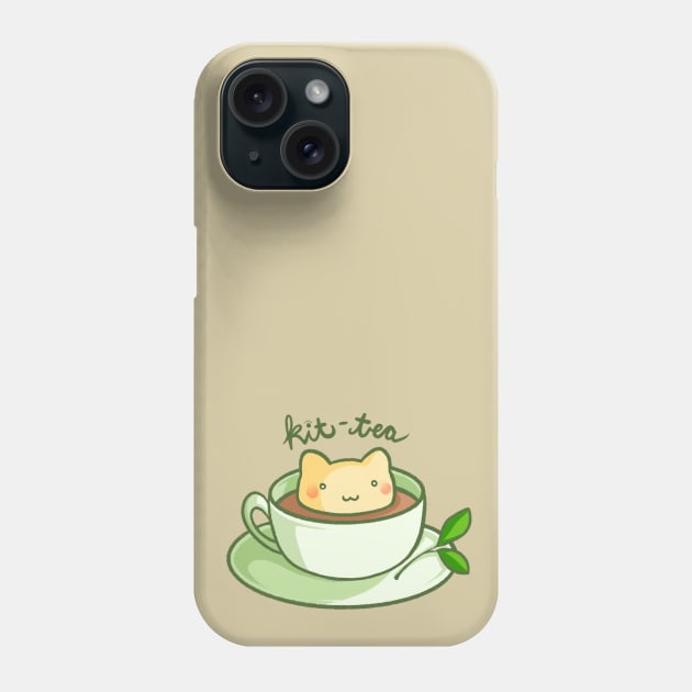 Kit-Tea Phone Case by mschibious