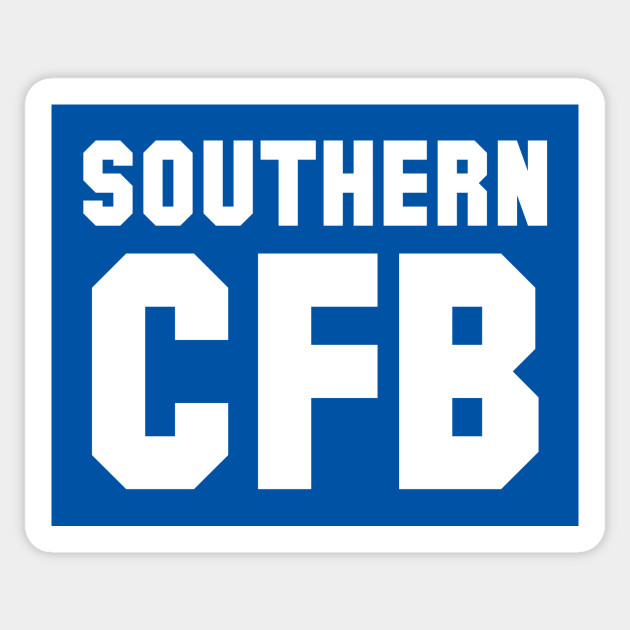 Southern Cfb Logo Sec Football Sticker Teepublic