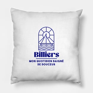 Billiers my daily life - Brittany Morbihan 56 Sea Holidays Beach Pillow