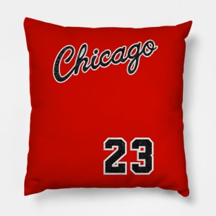 Chicago Classic/ worn out Look! FRONT&BACK PRINT Pillow